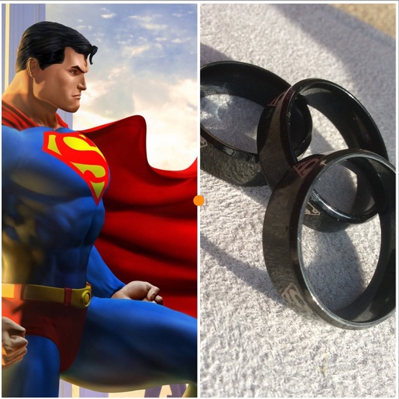 o/s | Accessories | Superman Tungsten Ring Super Hero | Poshmark